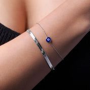 PULSERA OJO TURCO SILVER