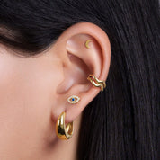 OJO TURCO PIERCING TITANIO - GOLD - WATERPROOF