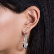 ARGOLLAS ARETES OLENA SILVER - WATERPROOF