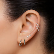 FUGAZ MINI PIERCING TITANIO - SILVER - WATERPROOF