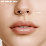 BORA PIERCING TITANIO SILVER 8mm - WATERPROOF