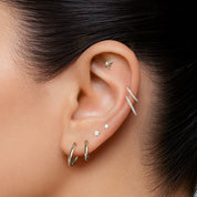 FUGAZ PIERCING TITANIO - SILVER - WATERPROOF