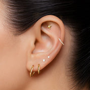 FUGAZ PIERCING TITANIO - GOLD - WATERPROOF