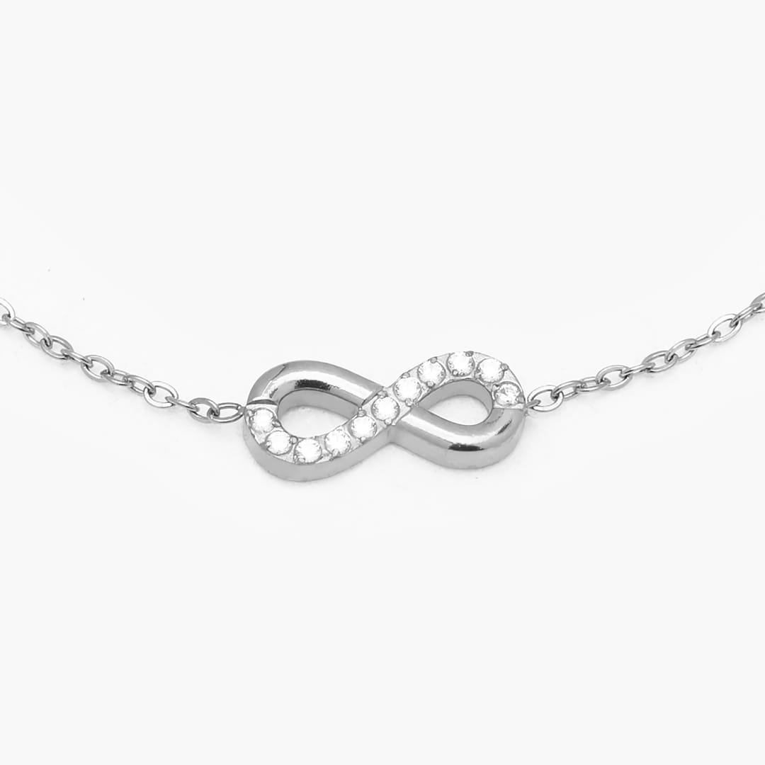PULSERA INFINITO SILVER - WATERPROOF