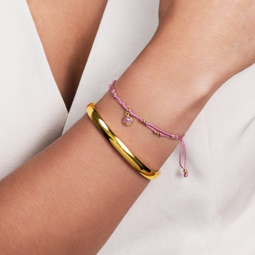 PULSERA MALVA ROSA