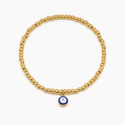 PULSERA OJO TURCO GOLD - WATERPROOF