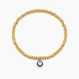 PULSERA OJO TURCO GOLD - WATERPROOF