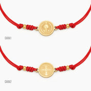 PULSERA HILO SAN BENITO RED - WATERPROOF