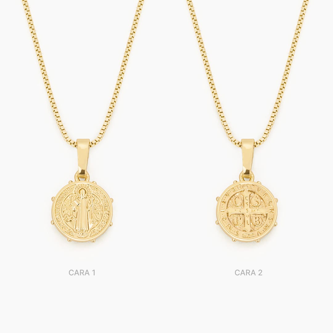 COLLAR MEDALLA SAN BENITO