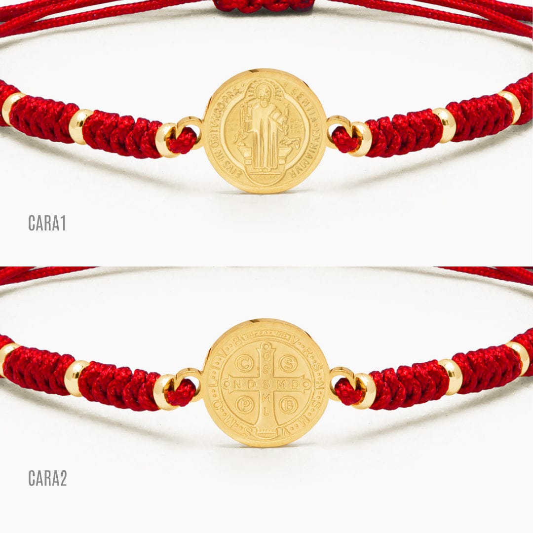 PULSERA HILO SAN BENITO - ROJO