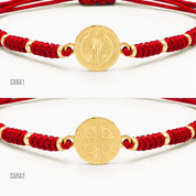 PULSERA HILO SAN BENITO - ROJO
