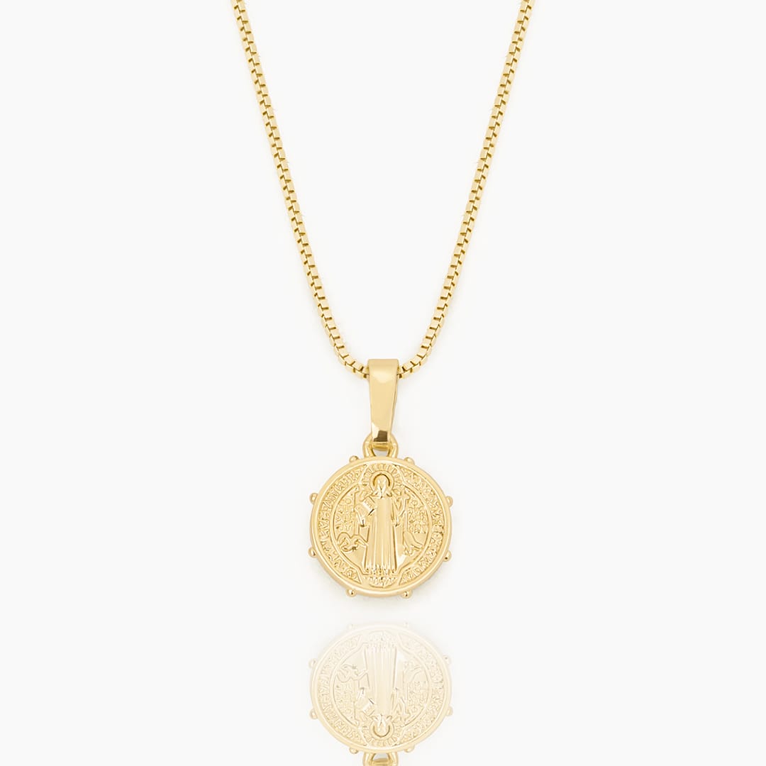 COLLAR MEDALLA SAN BENITO