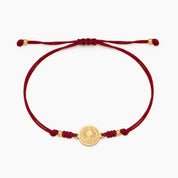 PULSERA HILO SAN BENITO BORGOÑA - WATERPROOF