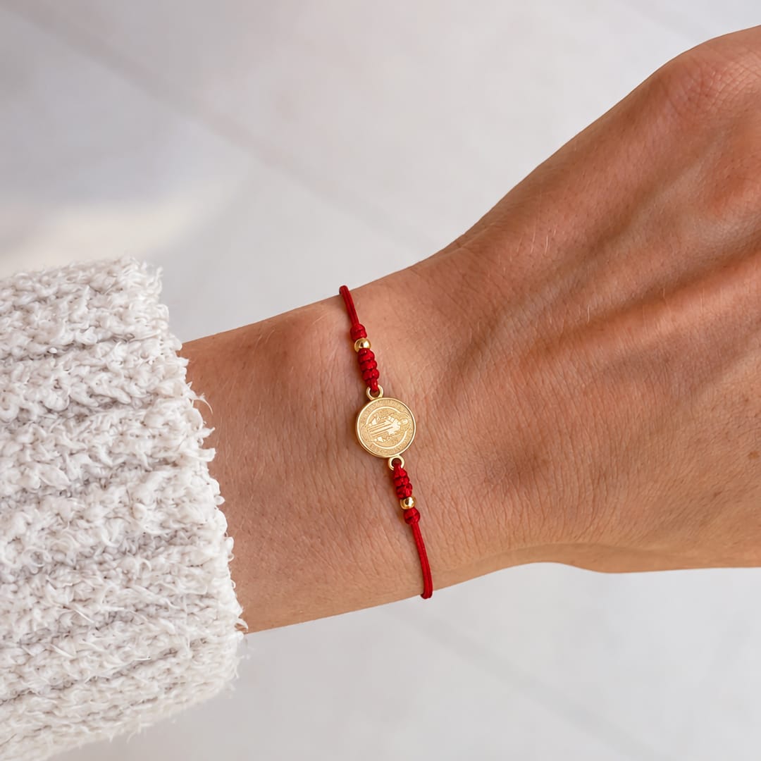 PULSERA HILO SAN BENITO RED - WATERPROOF