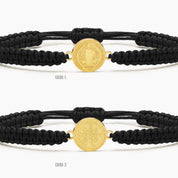 PULSERA HILO SAN BENITO - BLACK - HOMBRE