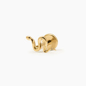 SERPIENTE MINI PIERCING TITANIO - GOLD - WATERPROOF