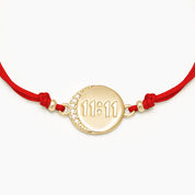 PULSERA HILO SINCRONIA 11:11 - RED