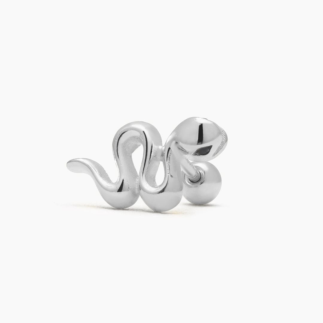 SNAKE PIERCING SILVER