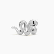 SNAKE PIERCING SILVER PLATA925