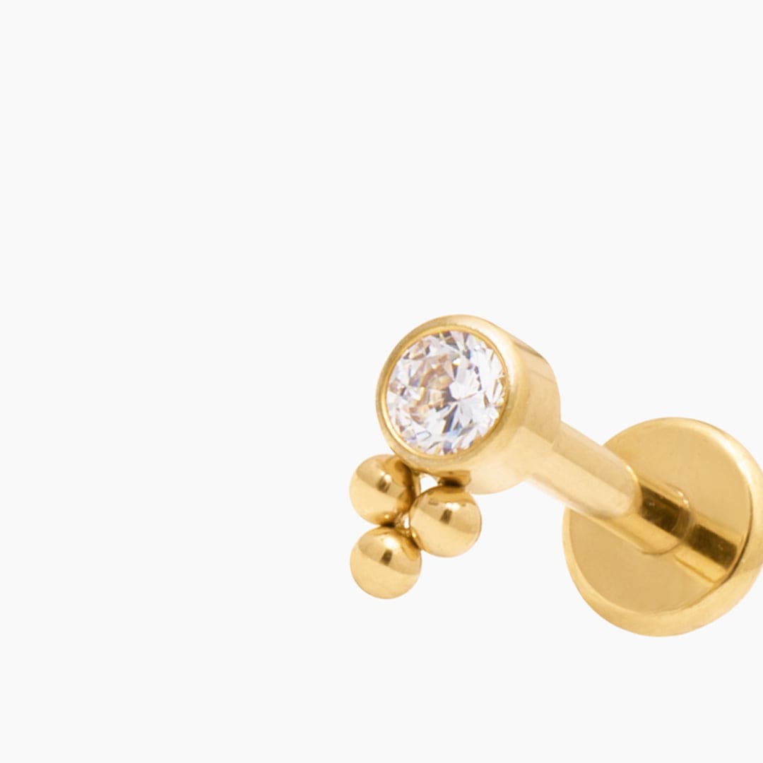 SOHO PIERCING TITANIO - GOLD - WATERPROOF