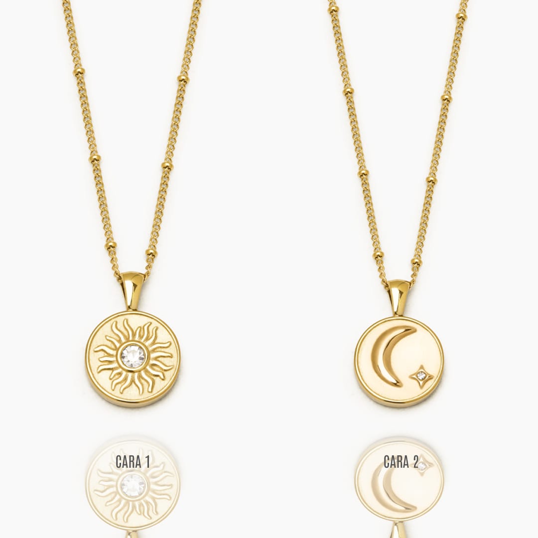 COLLAR SOL Y LUNA REVERSIBLE - WATERPROOF