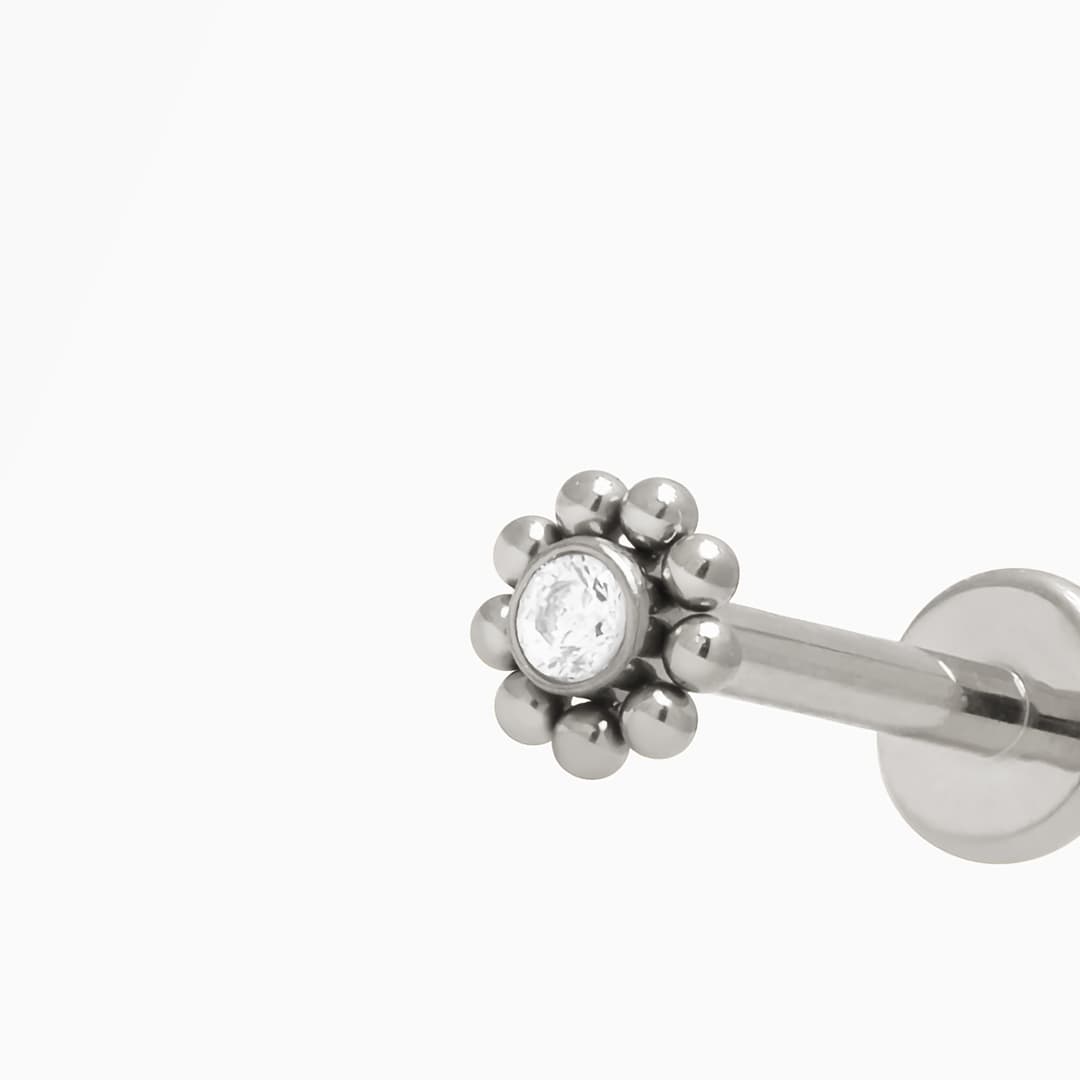 SUMI PIERCING TITANIO SILVER - WATERPROOF
