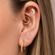 TANA MINI PIERCING TITANIO - GOLD - WATERPROOF