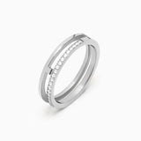 ANILLO THAIS SILVER - WATERPROOF