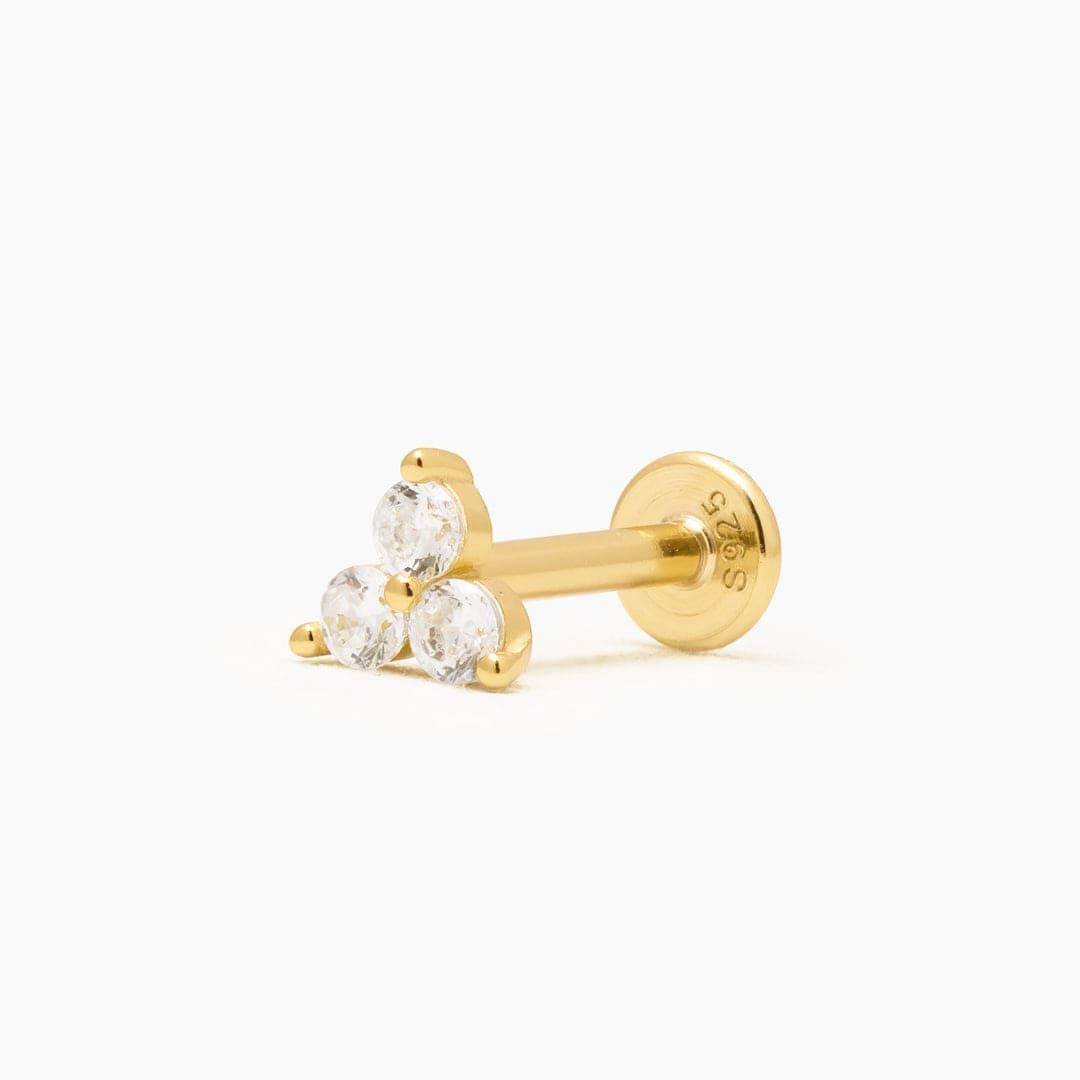 TRINI PIERCING GOLD PLATA925