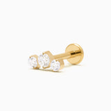 TRINIDAD PIERCING TITANIO - GOLD - WATERPROOF