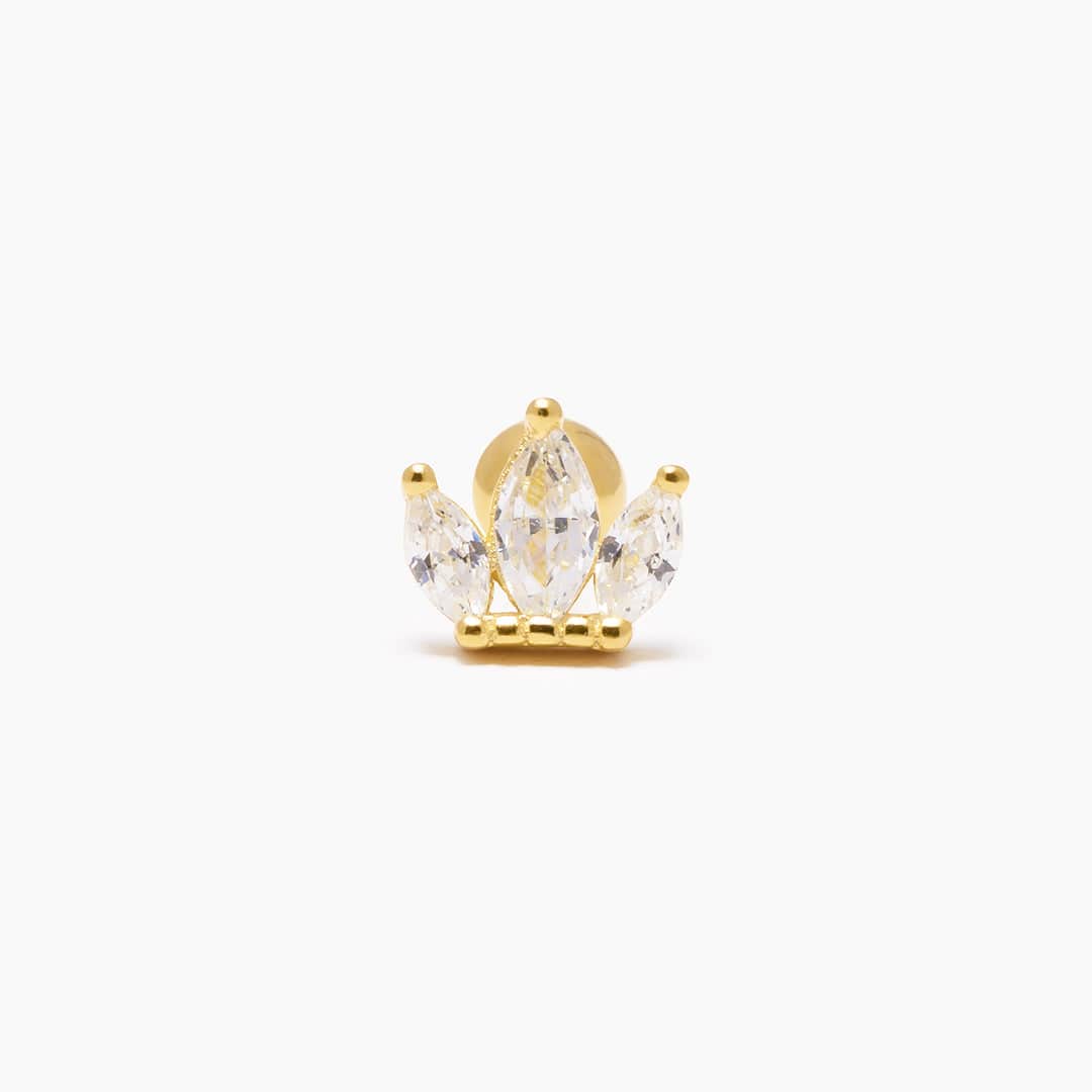 CROWN PIERCING - MINI PLATA925