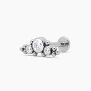 SUNDARI PIERCING TITANIO - SILVER - WATERPROOF