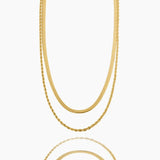 COLLAR CADENA LARA - DOBLE - WATERPROOF