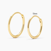 ALINE HOOPS - PLATA925