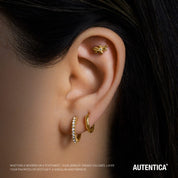 LIBELULA PIERCING TITANIO - GOLD - WATERPROOF