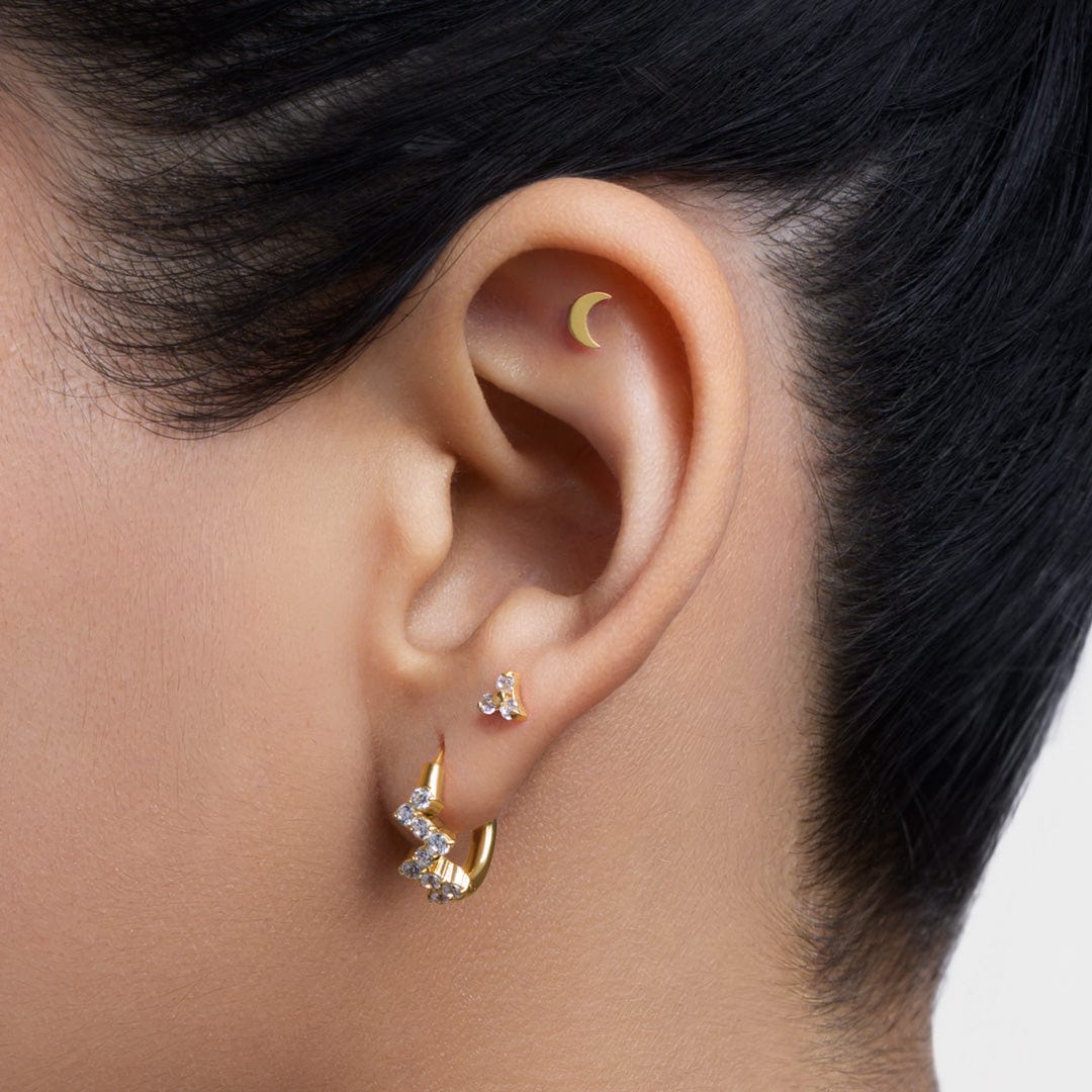 TANA PIERCING TITANIO - GOLD - WATERPROOF