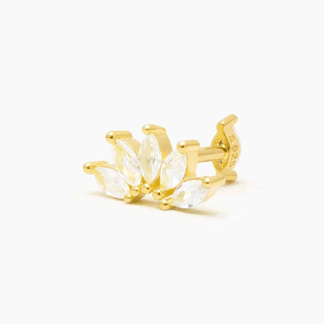 LYRIS PIERCING GOLD REVERSIBLE - PLATA925