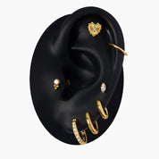 SOHO PIERCING TITANIO - GOLD - WATERPROOF