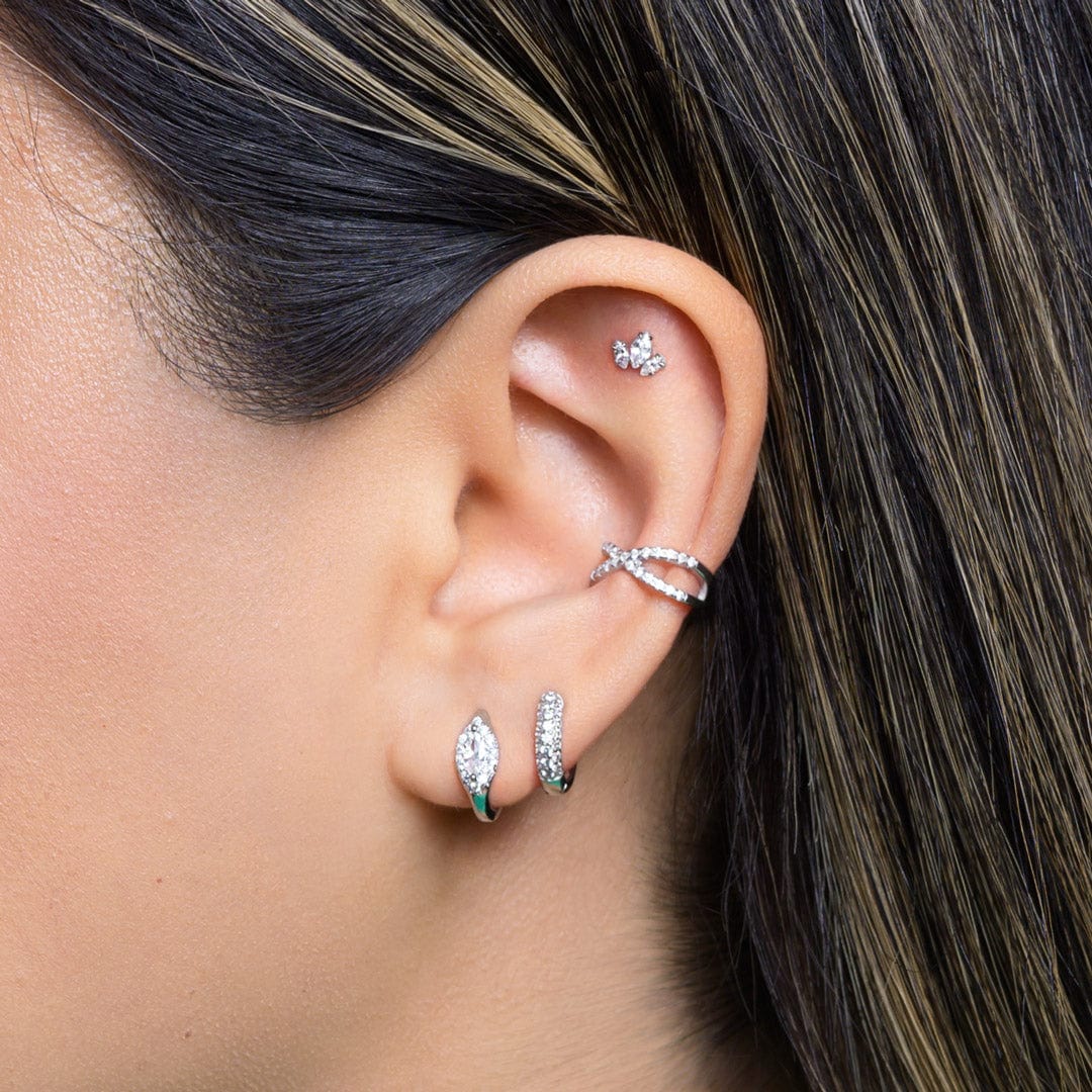 RAISA EAR CUFF SILVER PLATA925