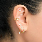 FARAH EAR CUFF PLATA925