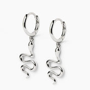 BOA HOOPS SILVER PLATA925