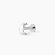 MOON PIERCING - SILVER PLATA925