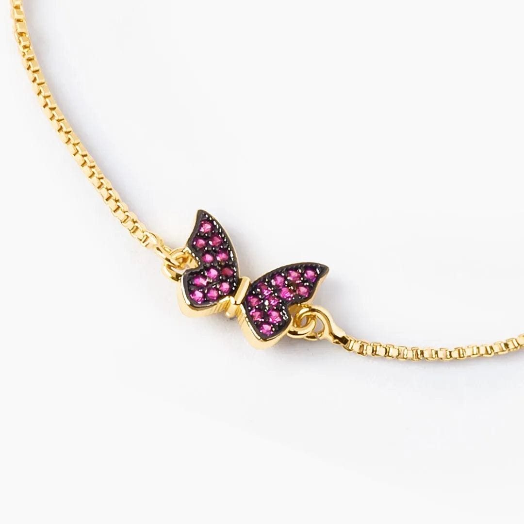 PULSERA BUTTERFLY - PURPURA