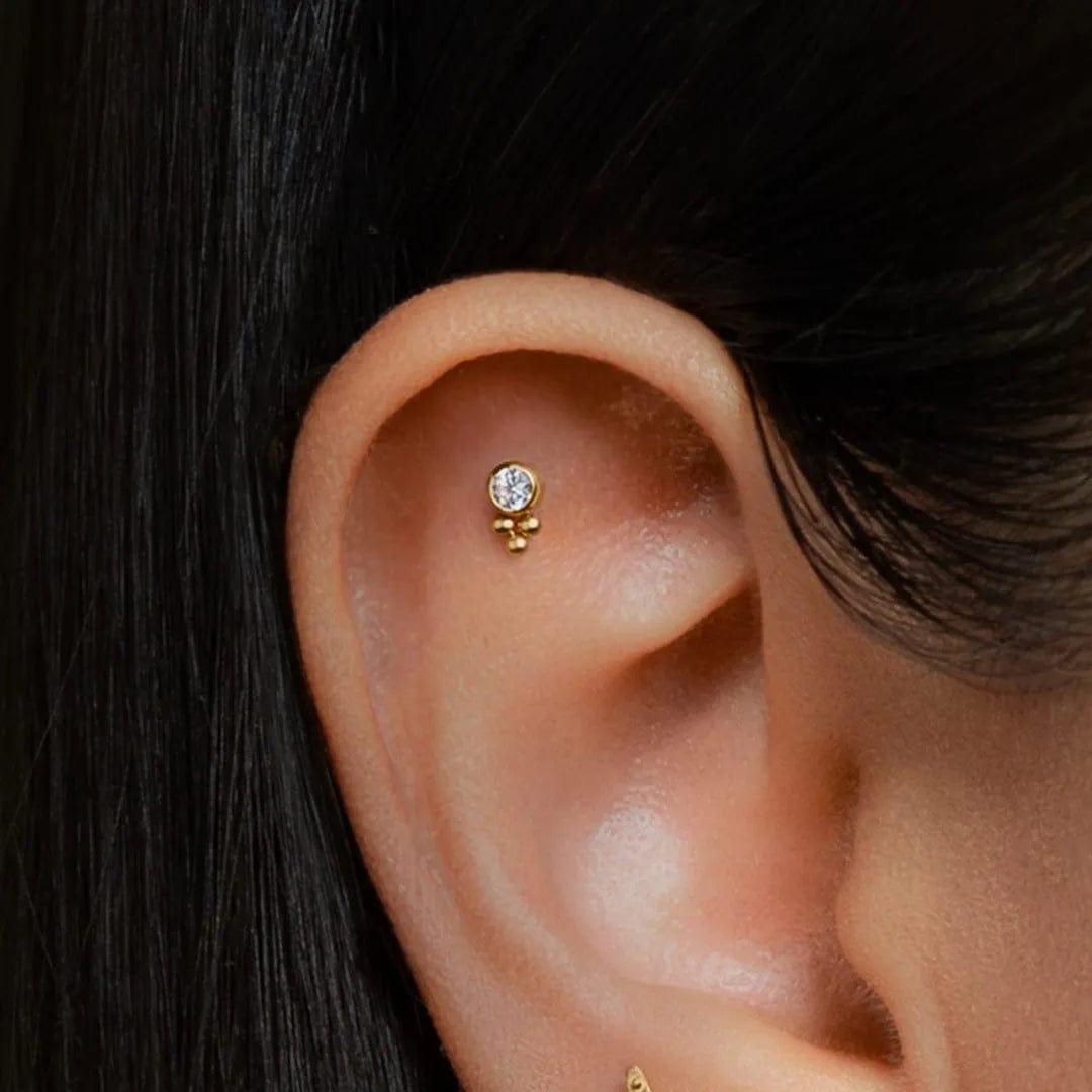 SOHO PIERCING TITANIO - GOLD - WATERPROOF