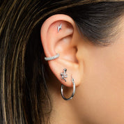 EMPIRE EAR CUFF SILVER