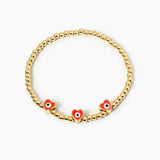 PULSERA CORAZON TURCO - RED
