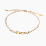 PULSERA HILO INFINITO - NUDE