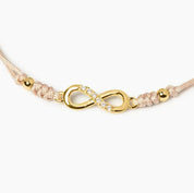 PULSERA HILO INFINITO - NUDE