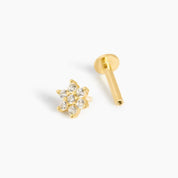 ROSETA PIERCING GOLD PLATA925