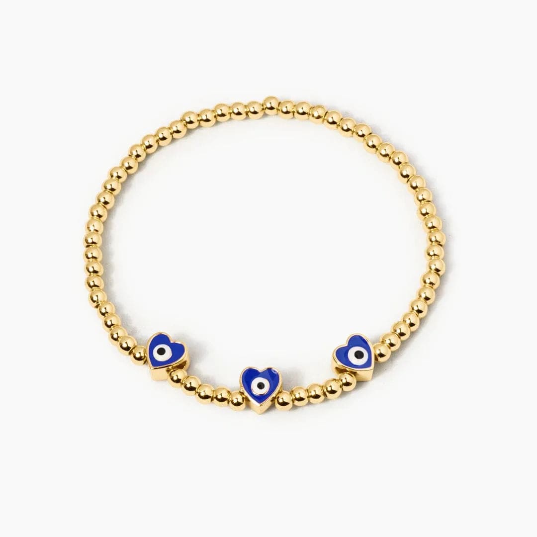 PULSERA CORAZON TURCO - BLUE